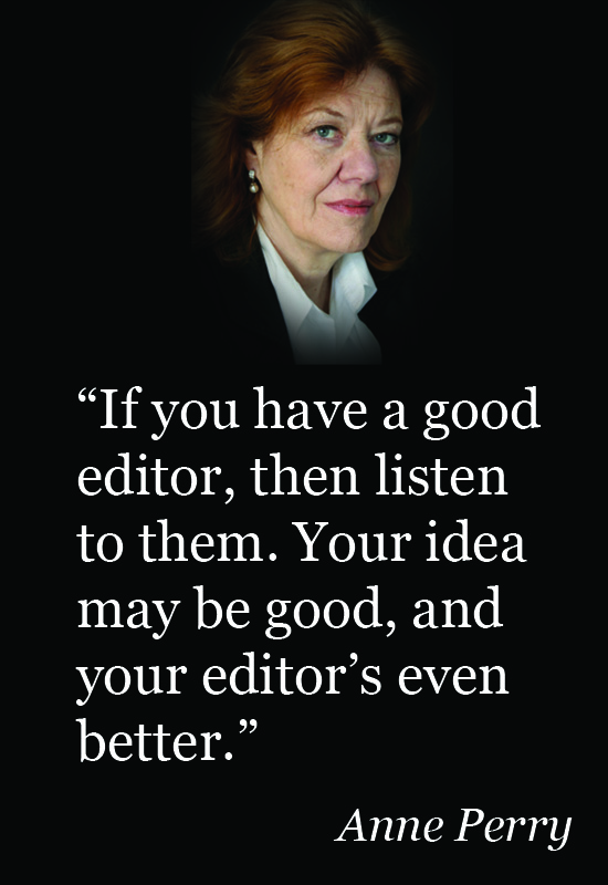 Anne Perry advice for writers