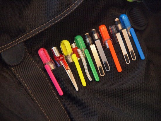 A variety of pens by Maureen McLaughlin | via Flickr