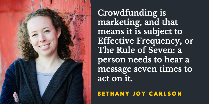 Bethany Joy Carlson crowdfunding