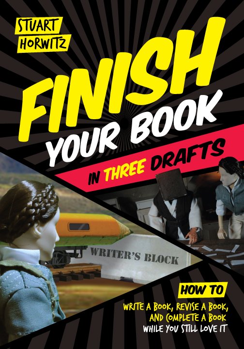 The cover for Finish Your Book in Three Drafts