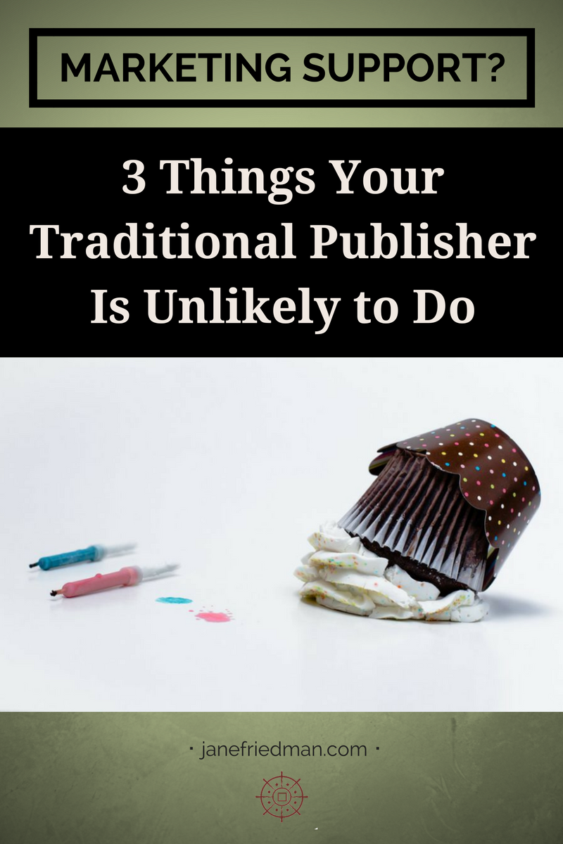 Authors still have very traditional ideas of what their publisher ought to do to demonstrate support for their book, even though where and how books get sold has changed dramatically in the last decade. Here are three things that you may want or expect your publisher to do—but are very unlikely to happen.