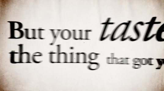 Ira Glass on taste