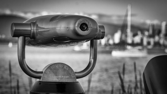 viewing machine at scenic spot