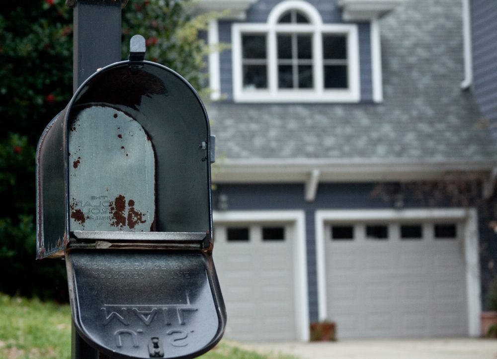 Image: empty mailbox